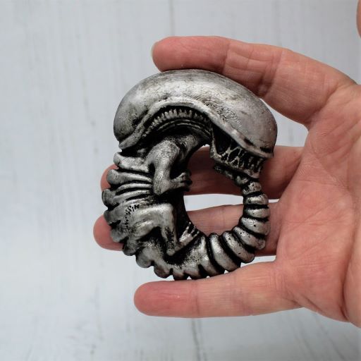 Alien Chestburster FRIDGE MAGNET Steel Finish